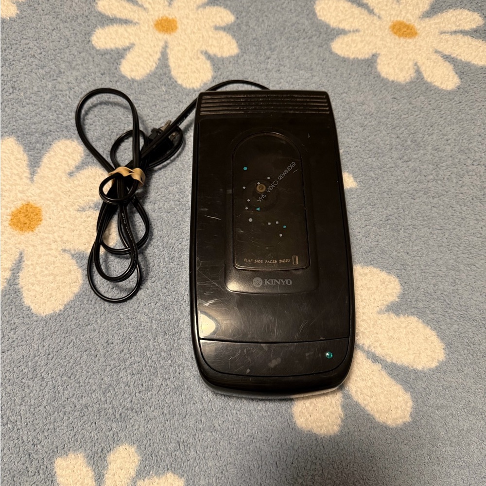 Kinyo Black Cassette Rewinder - Tested Works!